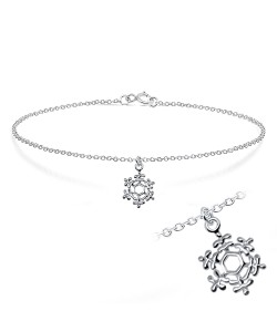 Snowflake Silver Bracelet BRS-194